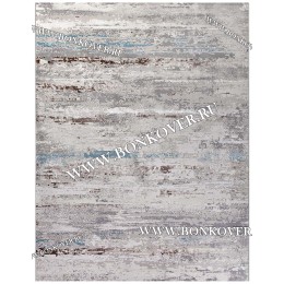 Ковер Турция Современный Дизайн 24 Серый с Голубым